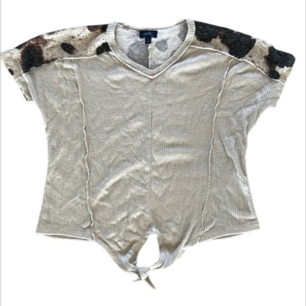 Daytrip YOUTH size large girls tie front shirt